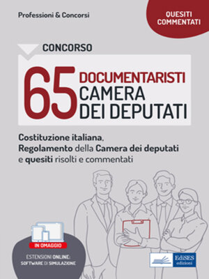cover image of Concorso 65 Documentaristi Camera dei deputati